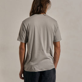 Luxe Lotus Jersey Tee - Fog