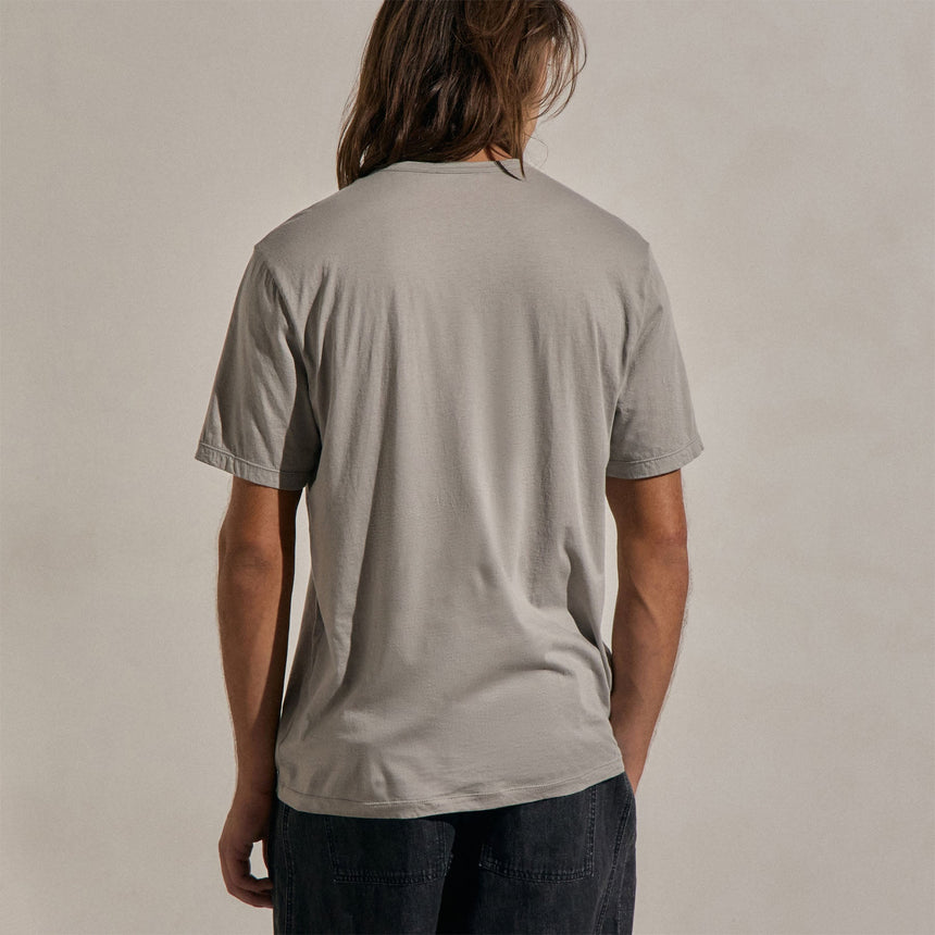 Luxe Lotus Jersey Tee - Fog