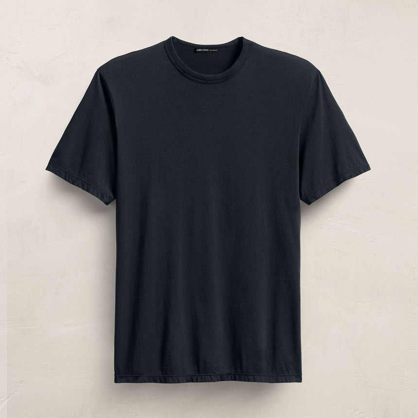 Luxe Lotus Jersey Tee in French Navy | James Perse Los Angeles