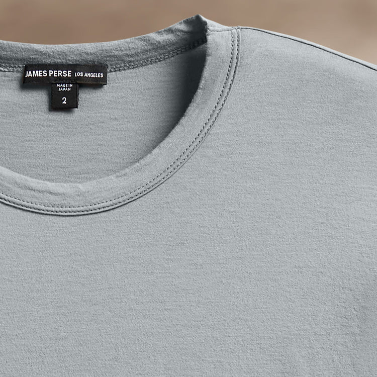 Luxe Lotus Jersey Tee in Grey Sky | James Perse Los Angeles