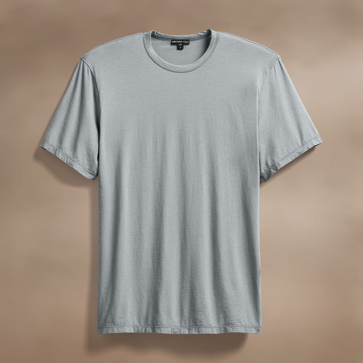 Luxe Lotus Jersey Tee in Grey Sky | James Perse Los Angeles