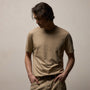 Luxe Lotus Jersey Tee in Light Khaki | James Perse Los Angeles