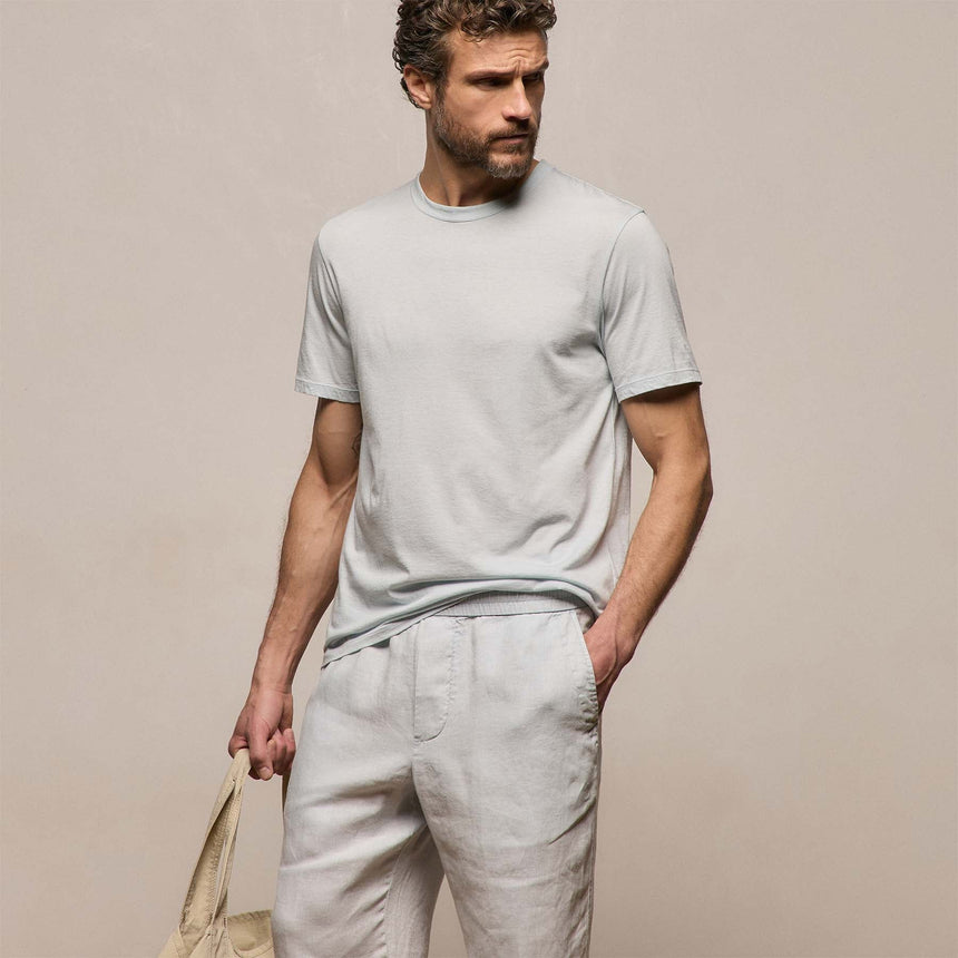 Luxe Lotus Jersey Tee in Memory | James Perse Los Angeles