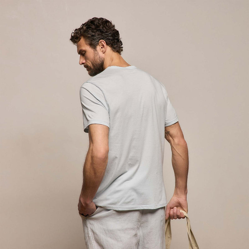 Luxe Lotus Jersey Tee in Memory | James Perse Los Angeles