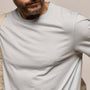 Luxe Lotus Jersey Tee in Memory | James Perse Los Angeles