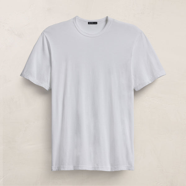Luxe Lotus Jersey Tee in White | James Perse Los Angeles