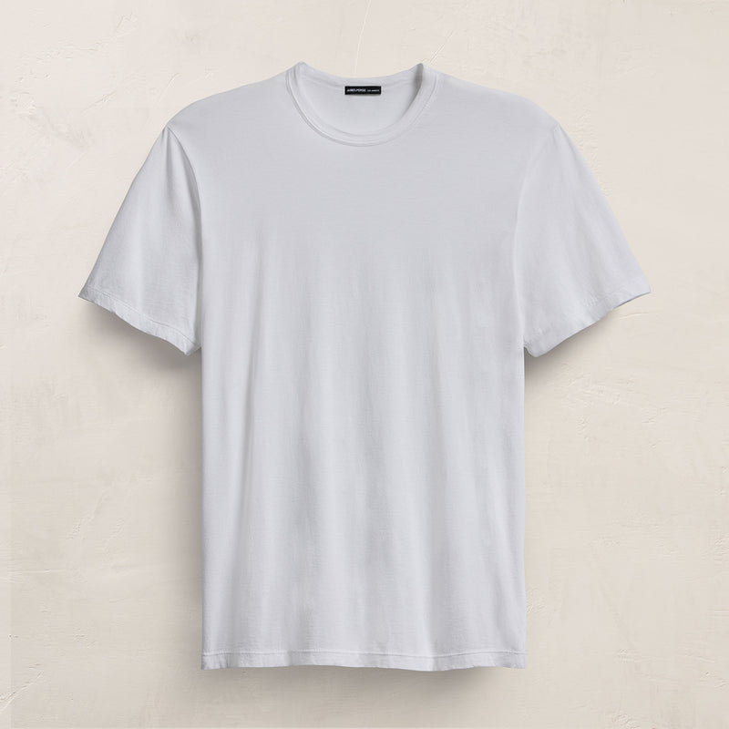 Luxe Lotus Jersey Tee in White | James Perse Los Angeles