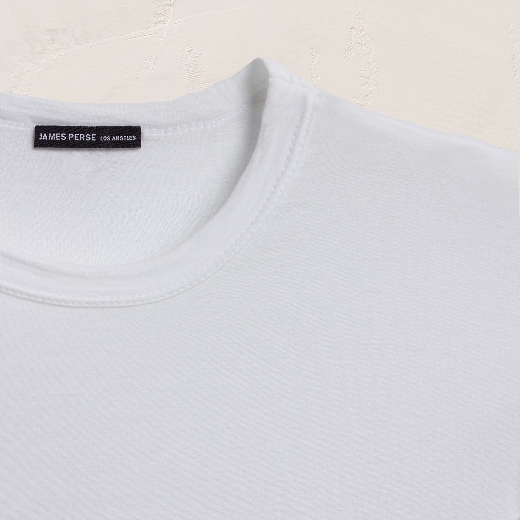 Luxe Lotus Jersey Tee - White | James Perse Los Angeles