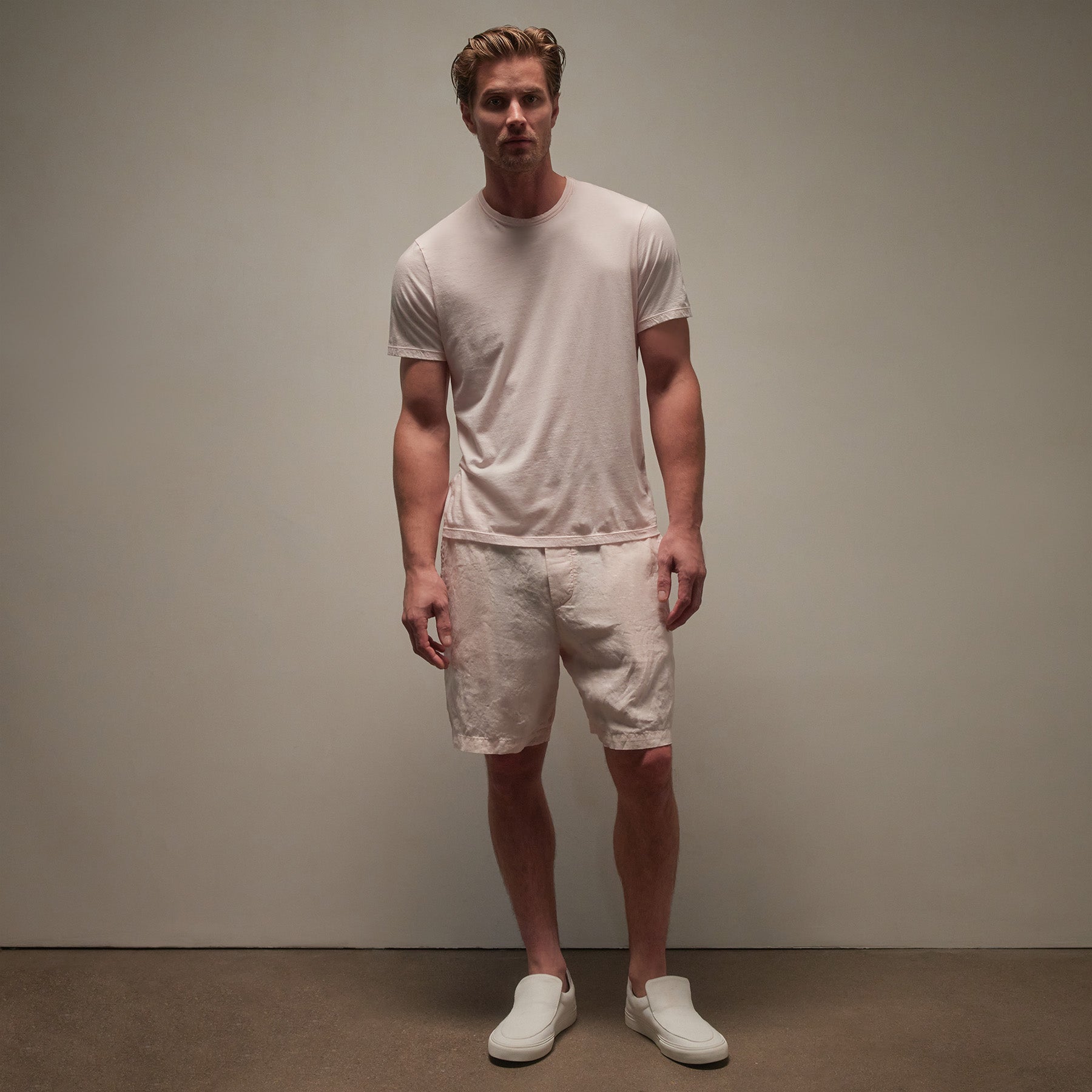 Luxe Lotus Jersey Tee in Zephyr | James Perse Los Angeles