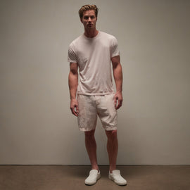 Luxe Lotus Jersey Tee in Zephyr | James Perse Los Angeles