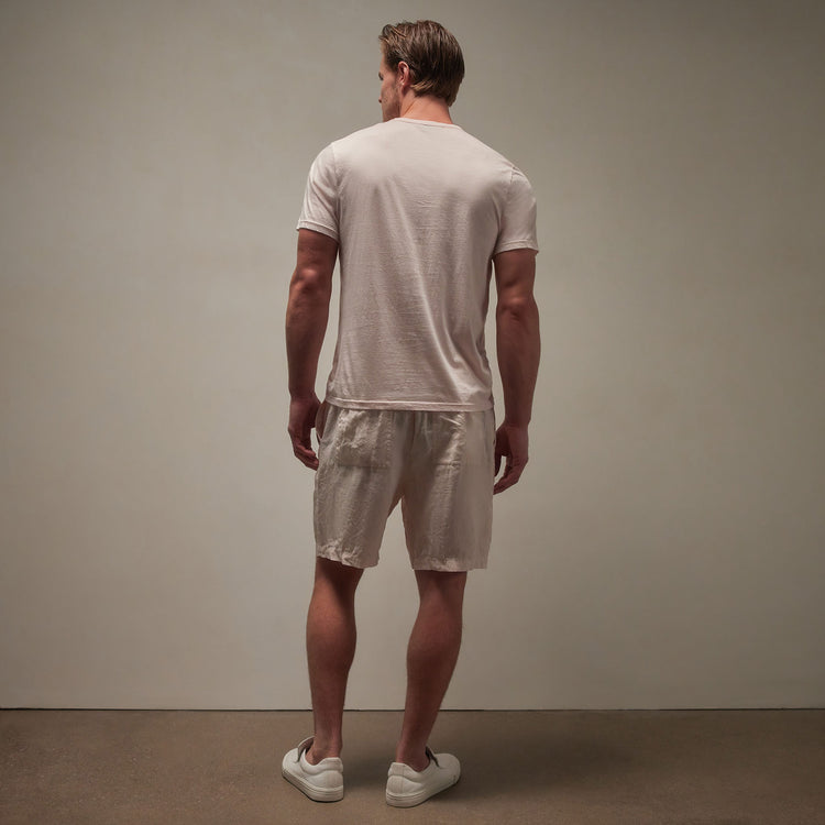 Luxe Lotus Jersey Tee in Zephyr | James Perse Los Angeles