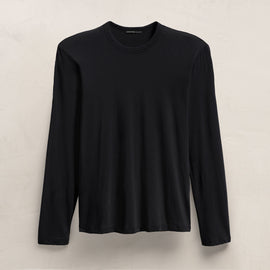 Luxe Lotus Jersey Long Sleeve - Black