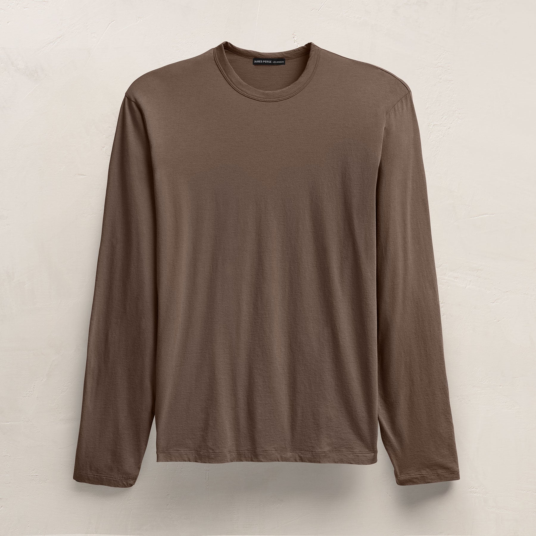 Luxe Lotus Jersey Crew in Caribou | James Perse Los Angeles FLAT