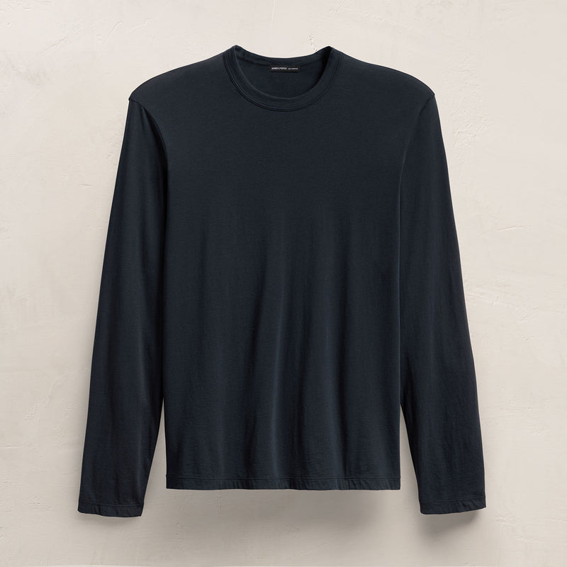 Luxe Lotus Jersey Long Sleeve - French Navy