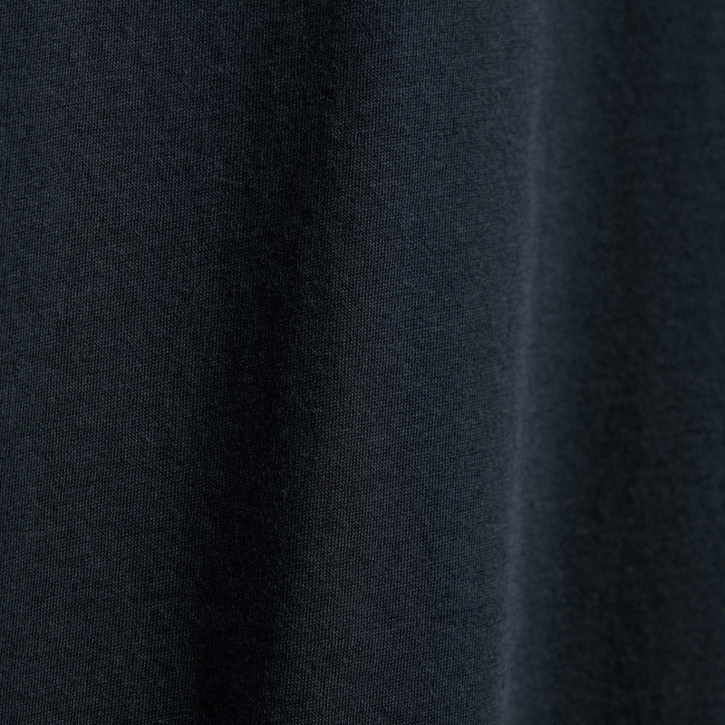 Luxe Lotus Jersey Long Sleeve - French Navy