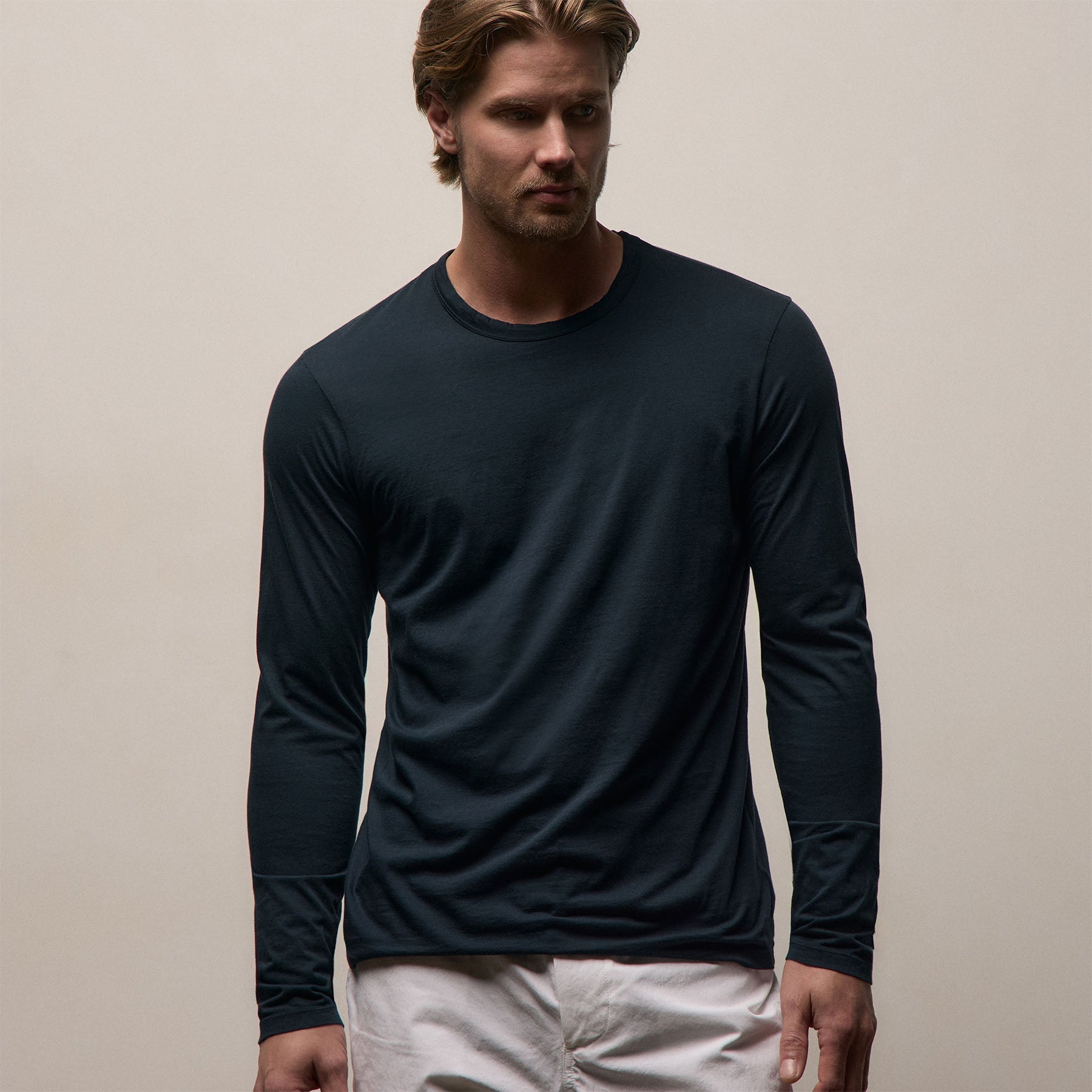 Luxe Lotus Jersey Long Sleeve from James Perse - $195