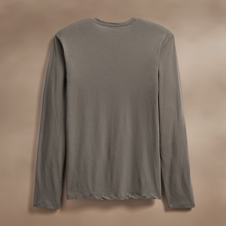 Luxe Lotus Jersey Crew in Granite | James Perse Los Angeles