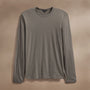 Luxe Lotus Jersey Crew in Granite | James Perse Los Angeles