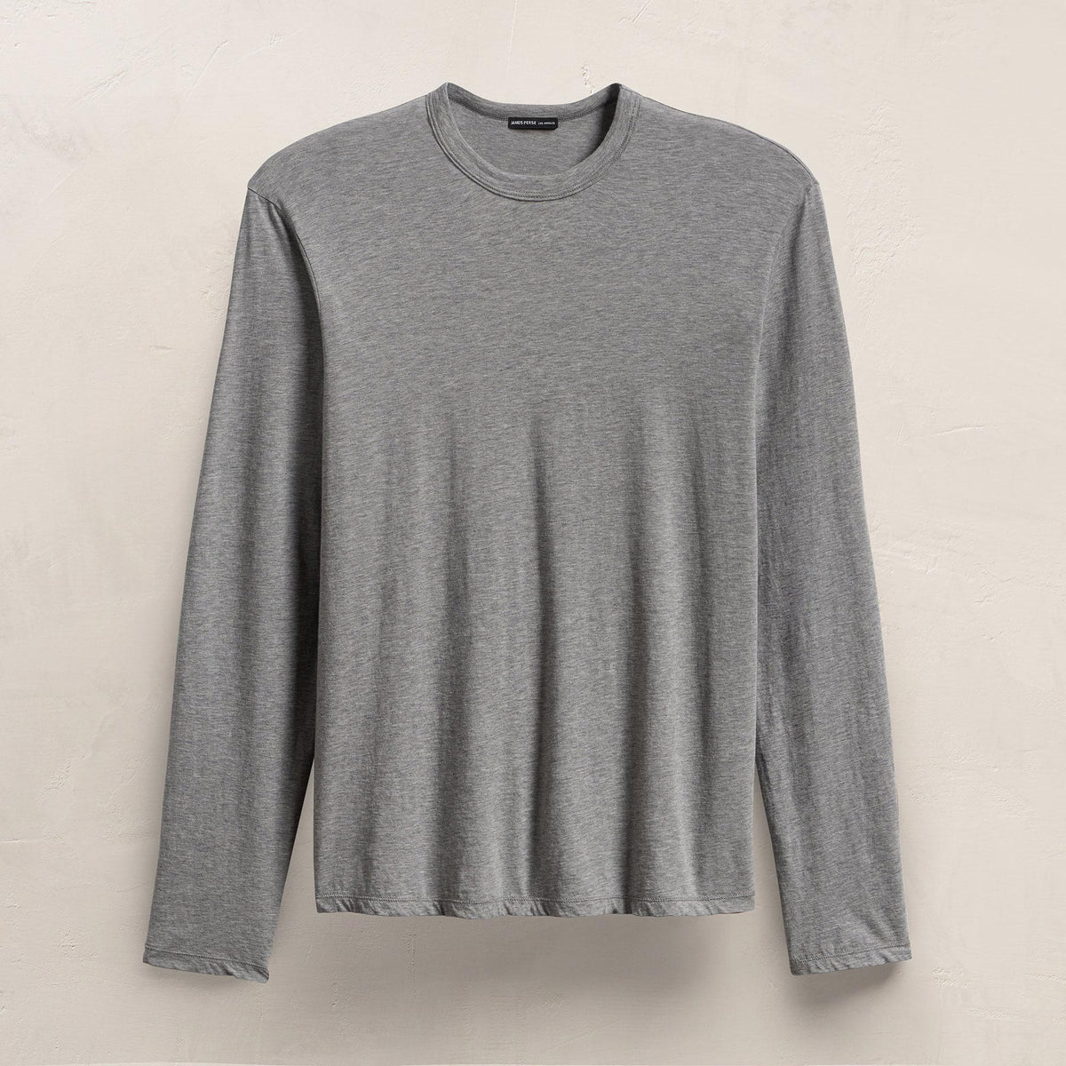 Luxe Lotus Jersey Long Sleeve - Heather Grey