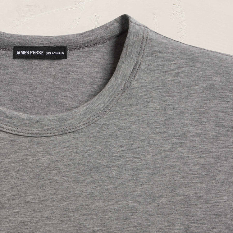 Luxe Lotus Jersey Long Sleeve - Heather Grey