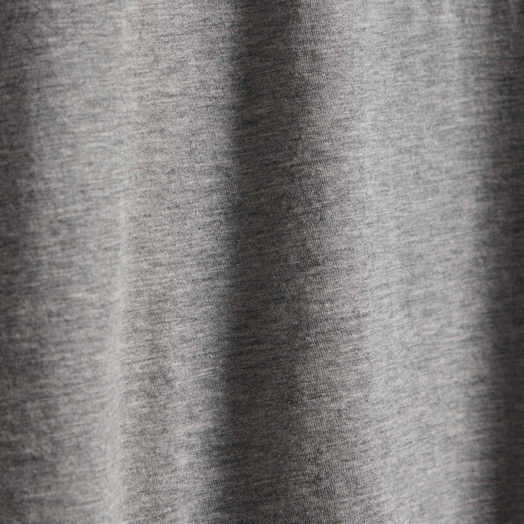 Luxe Lotus Jersey Long Sleeve - Heather Grey