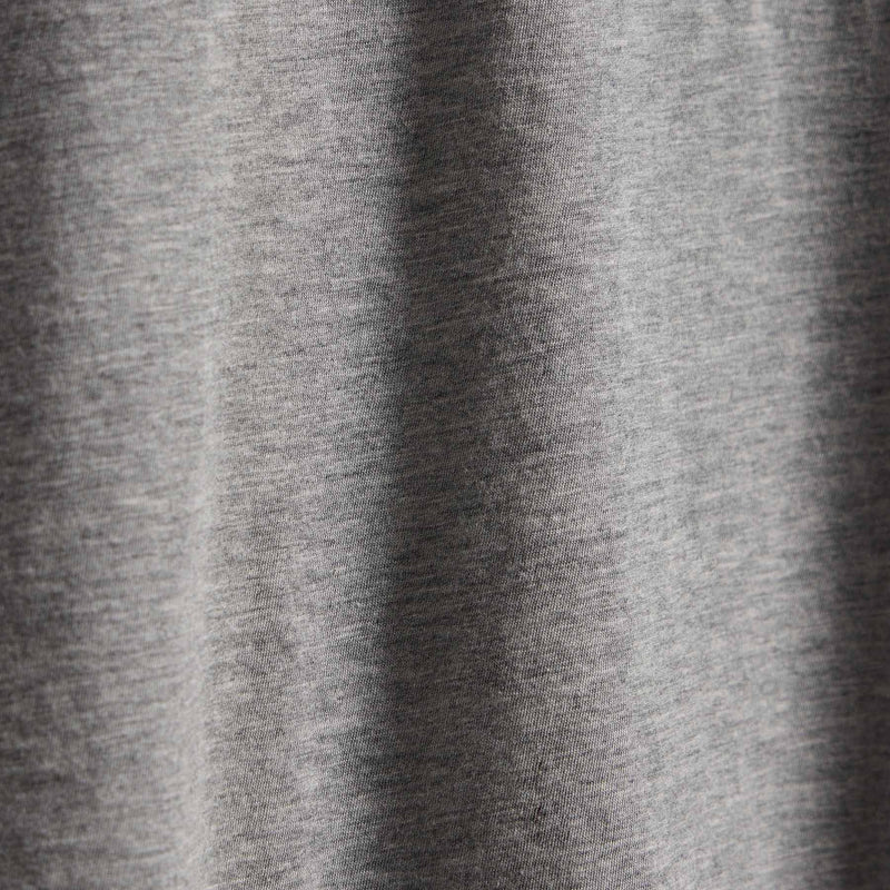 Luxe Lotus Jersey Long Sleeve - Heather Grey