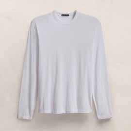 Luxe Lotus Jersey Long Sleeve - White