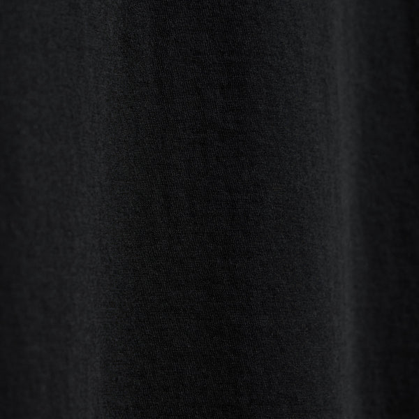 Luxe Lotus Jersey V Neck - Black