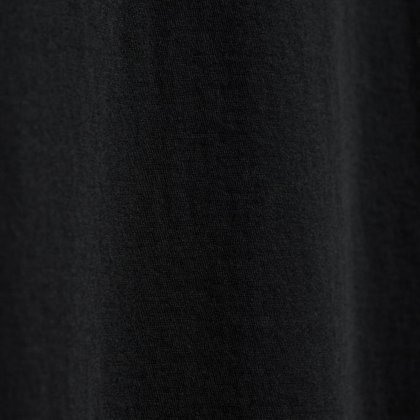 Luxe Lotus Jersey V Neck - Black