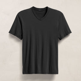 3 Pack Luxe Lotus Jersey V Neck Tee - Black/White/Carbon