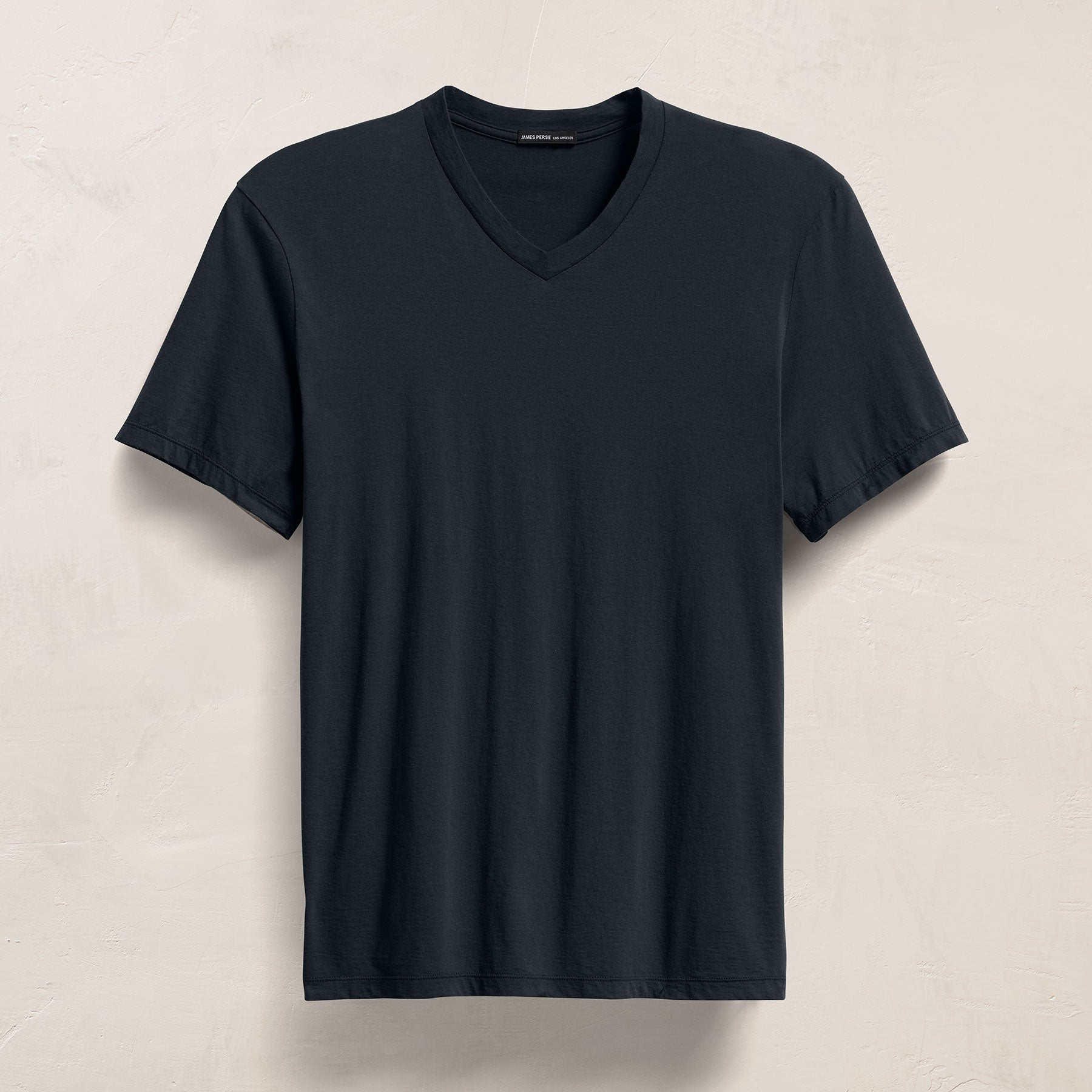 3 Pack Luxe Lotus Jersey V Neck Tee in Black/White/French Navy