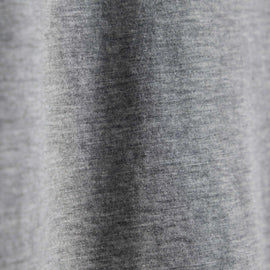 Luxe Lotus Jersey V Neck in Heather Grey | James Perse Los Angeles