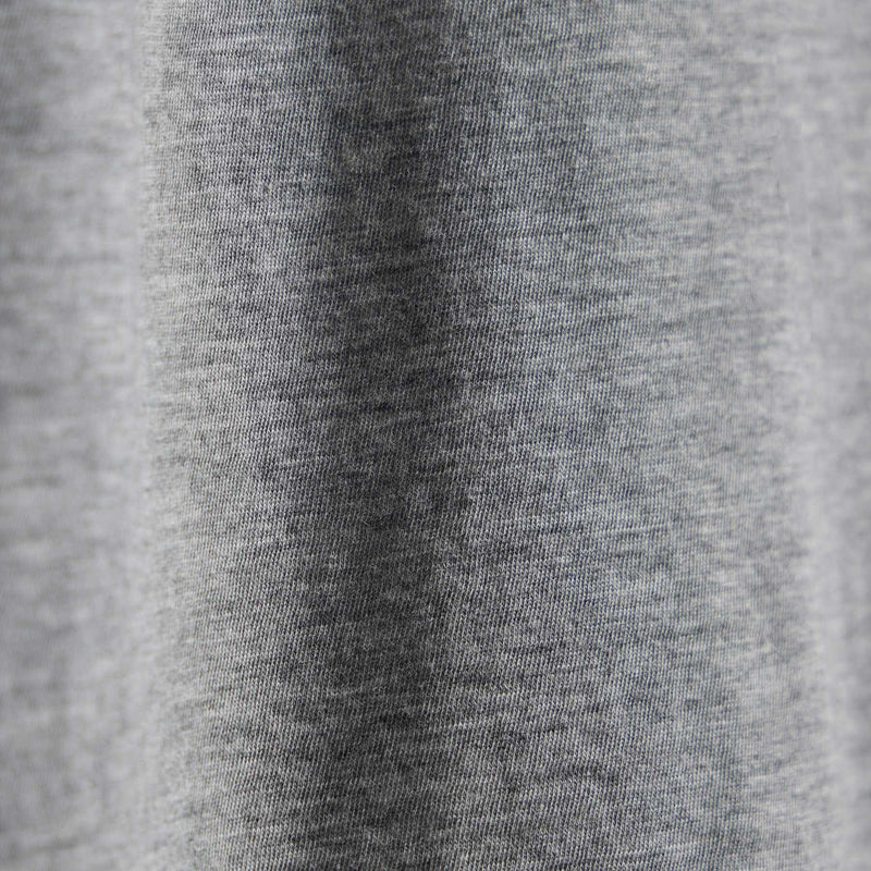 Luxe Lotus Jersey V Neck in Heather Grey | James Perse Los Angeles