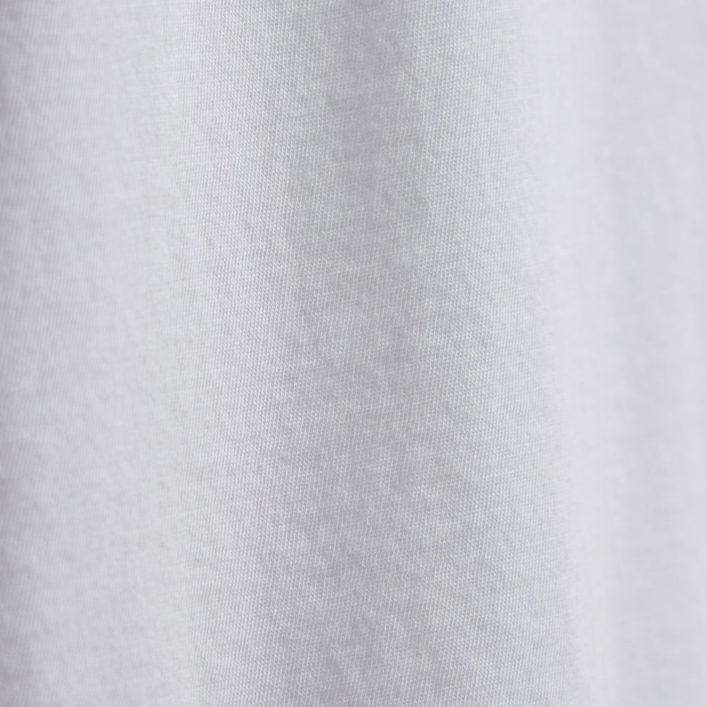 Luxe Lotus Jersey V Neck - White