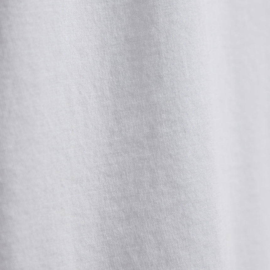 Luxe Lotus Jersey V Neck - White
