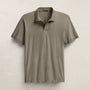 Luxe Lotus Jersey Polo in Birch | James Perse Los Angeles