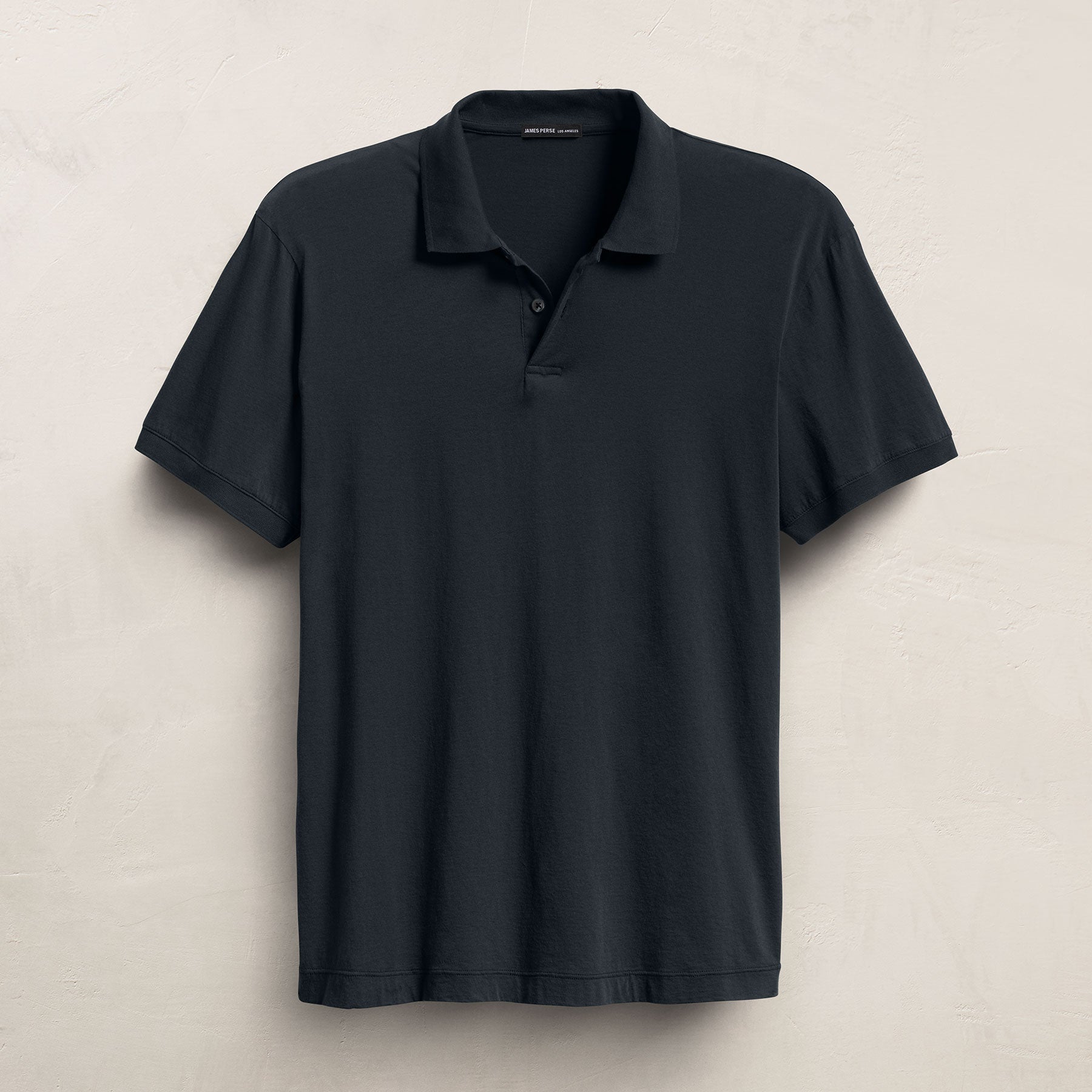Luxe Lotus Jersey Polo in French Navy | James Perse Los Angeles