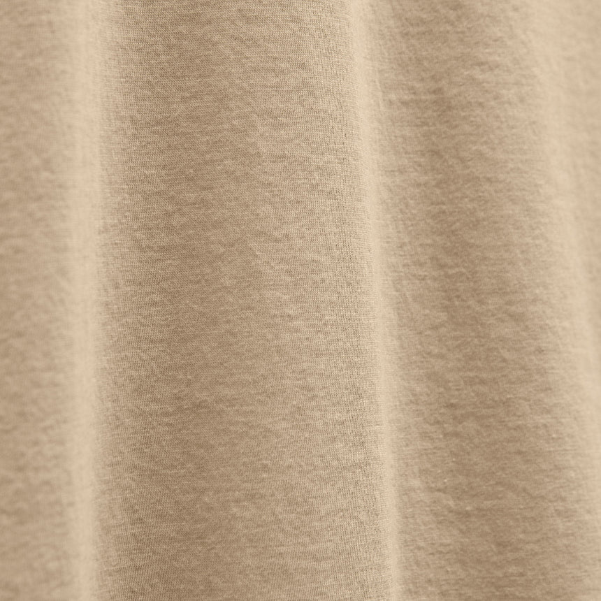 Luxe Lotus Jersey Polo in Light Khaki | James Perse Los Angeles