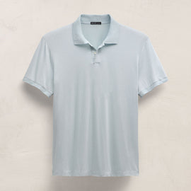 Luxe Lotus Jersey Polo in Memory | James Perse Los Angeles