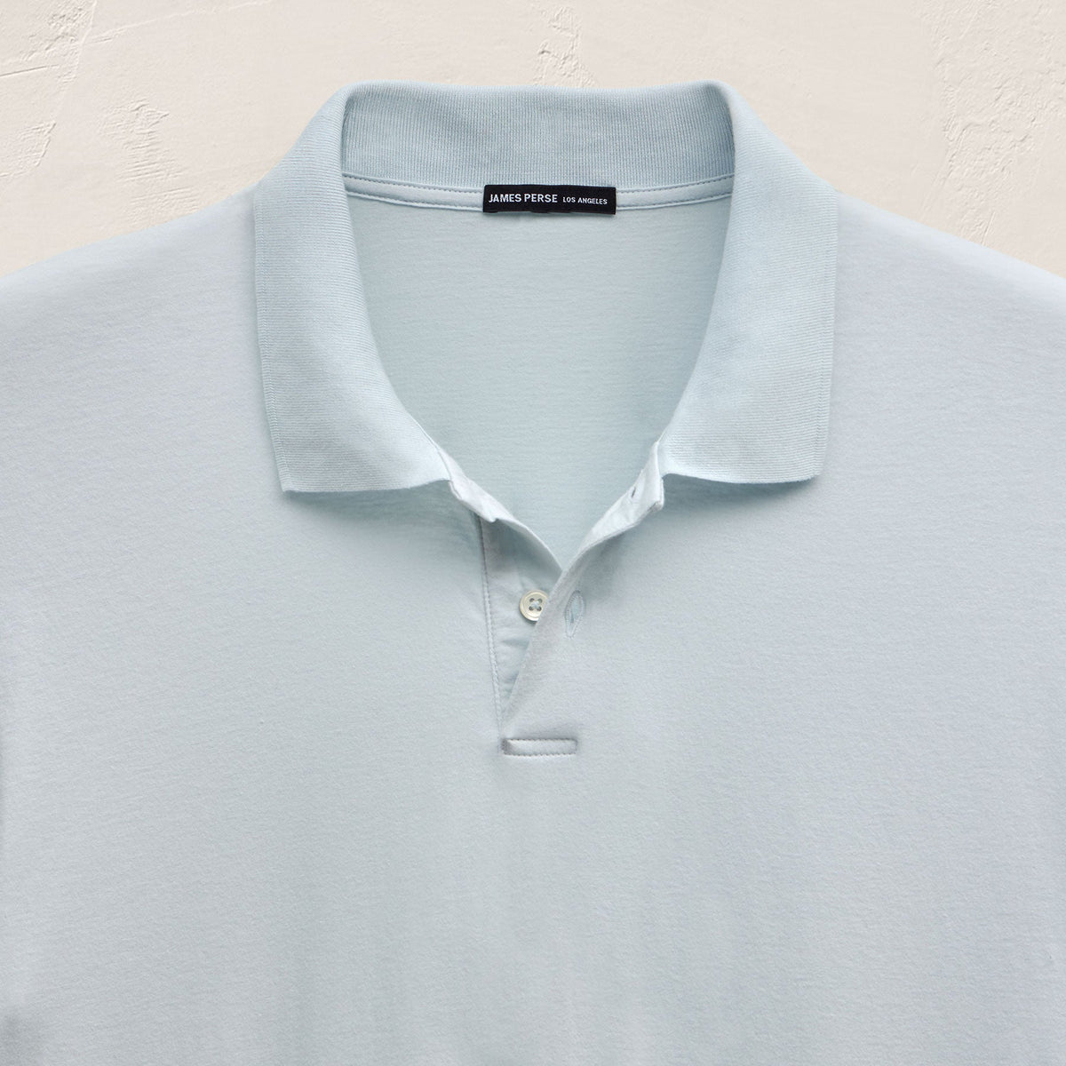 Luxe Lotus Jersey Polo in Memory | James Perse Los Angeles