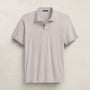 Luxe Lotus Jersey Polo in Silver | James Perse Los Angeles