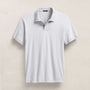Luxe Lotus Jersey Polo in White | James Perse Los Angeles