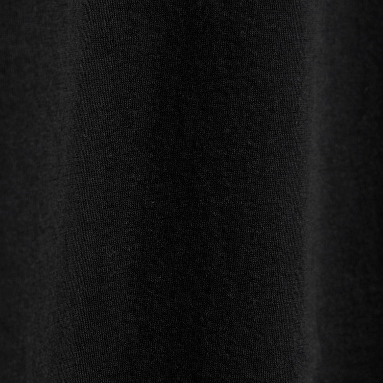 Luxe Lotus Jersey Polo in Black | James Perse Los Angeles