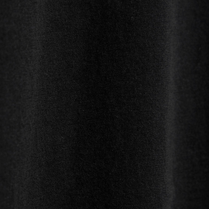 Luxe Lotus Jersey Polo in Black | James Perse Los Angeles