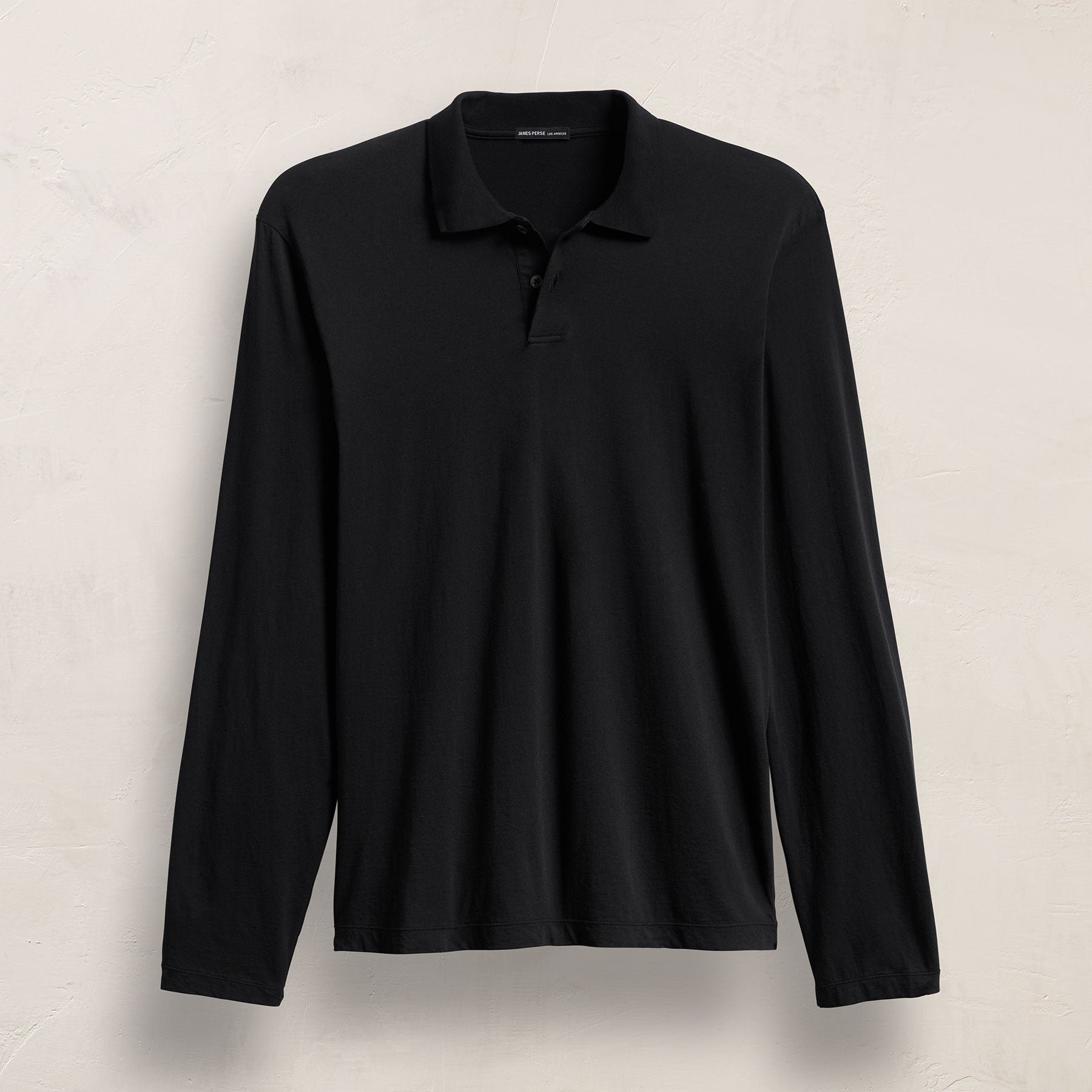 Luxe Lotus Jersey Long Sleeve Polo