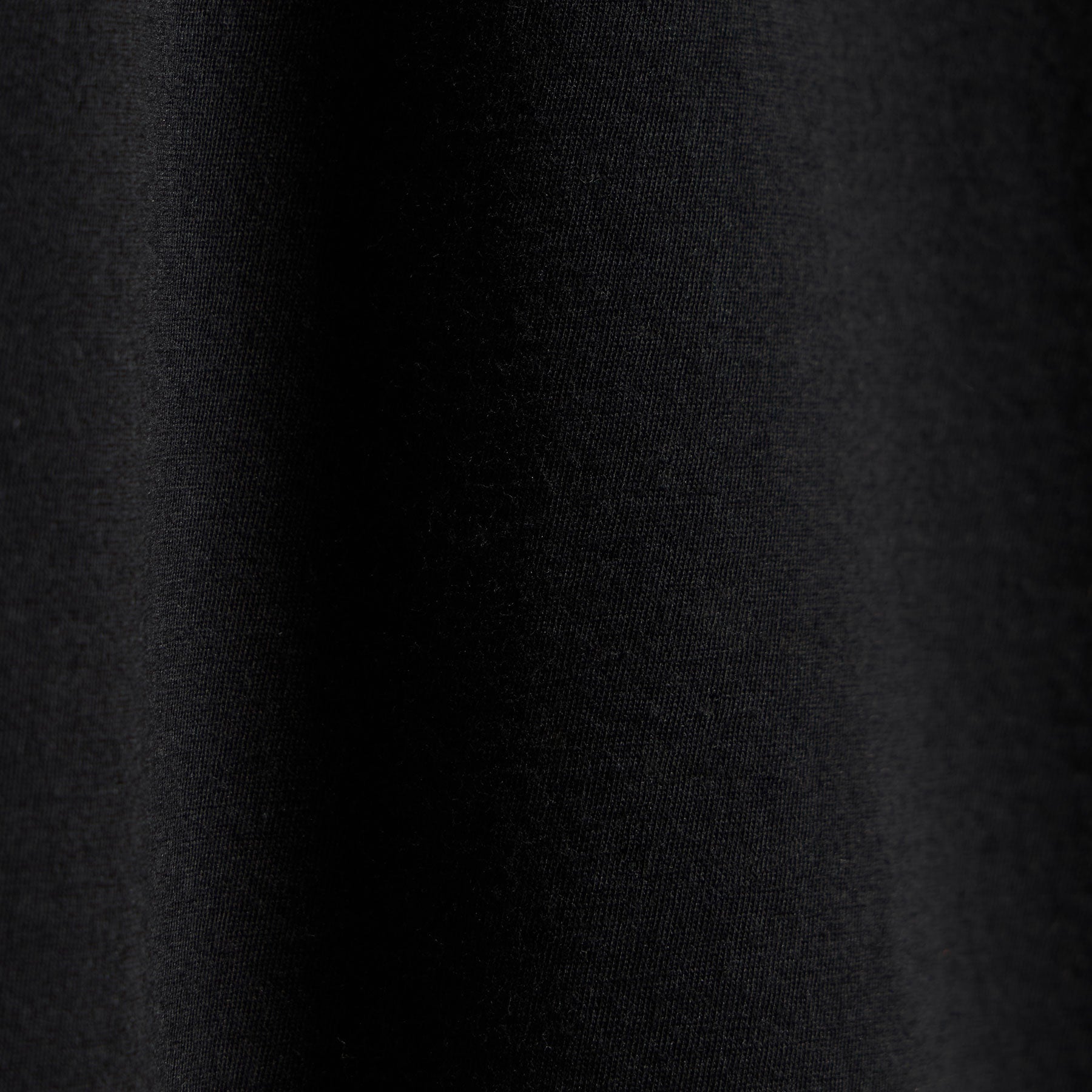 Luxe Lotus Jersey Long Sleeve Polo in Black | James Perse Los Angeles