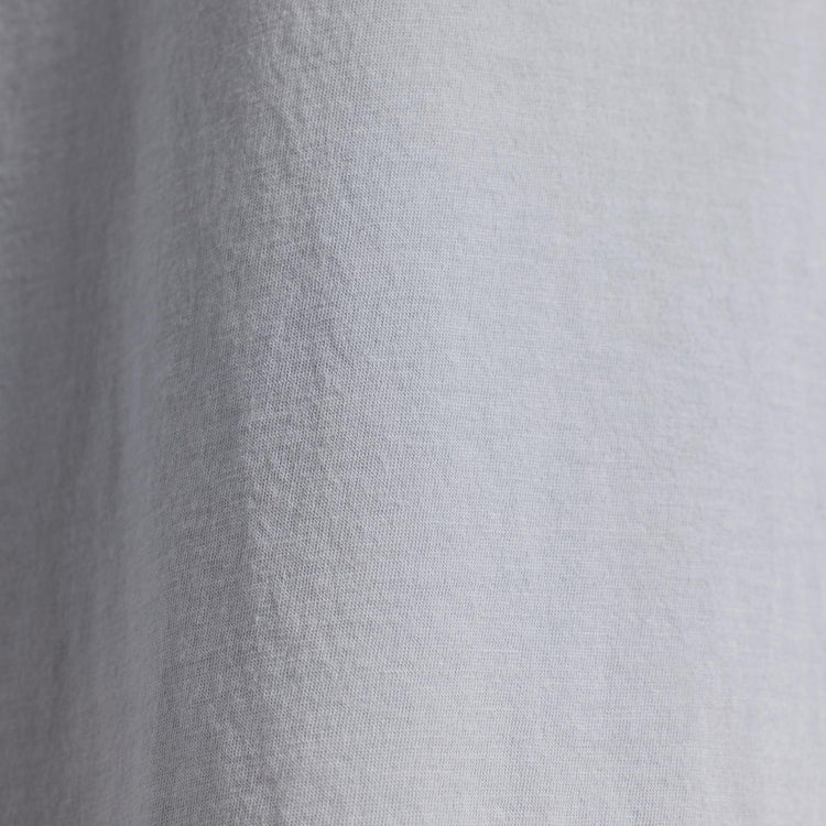 Luxe Lotus Jersey Long Sleeve Polo in Grey Glacier | James Perse Los Angeles