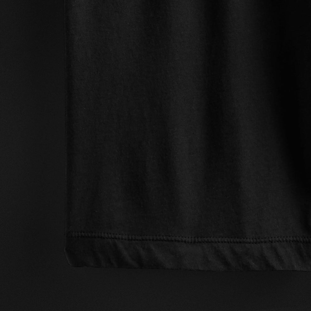 Luxe Lotus Relaxed Fit Boxer Short in Black | James Perse Los Angeles FLAT