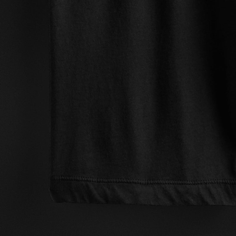 Luxe Lotus Relaxed Fit Boxer Short in Black | James Perse Los Angeles FLAT