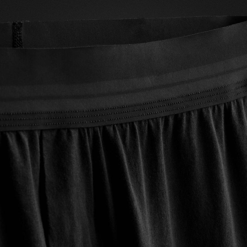 Luxe Lotus Relaxed Fit Boxer Short in Black | James Perse Los Angeles FLAT
